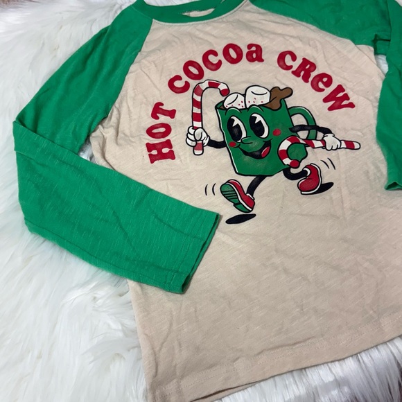 Jumping Beans Festive Holiday Raglan Shirt – Kids Size 7 - Picture 5 of 13